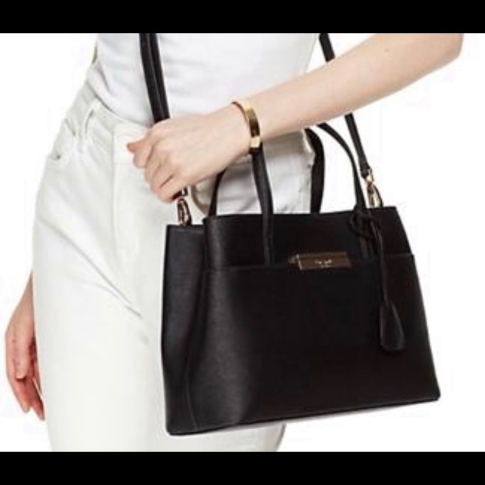 NWT Kate Spade Maiden Way Saffiano Zuri Black